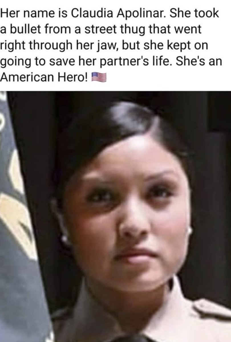 PeggyRivera782's tweet photo. A real Hero #ClaudiaApolinar https://t.co/CcXLaHF0jj