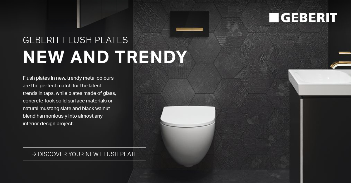 GeberitUK's tweet photo. Seamlessly designed #flush plates in trendy metal colours blend harmoniously into almost any interior design project. Discover Geberit's new range now at https://t.co/4U5R8nSOHm #interiordesign #flushplates https://t.co/Vz2ezcNVAk