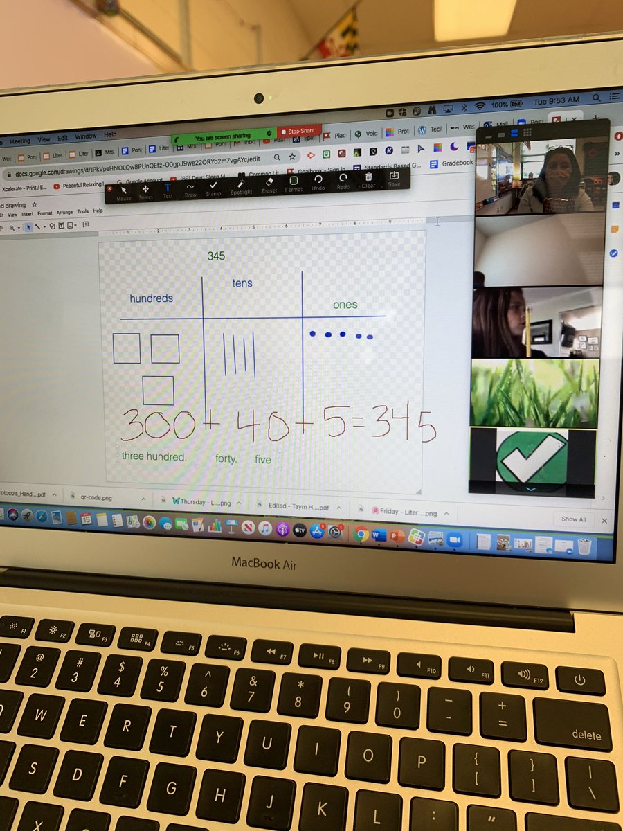 coachpongratz's tweet photo. Whole group math to guided groups...finally a ✨SMOOTH✨ transition!!  Ss did an awesome job representing numbers in various ways!!  #gettingthehang #distancelearning2020 @norriamy @ktcollier https://t.co/sqMQJ44sX6
