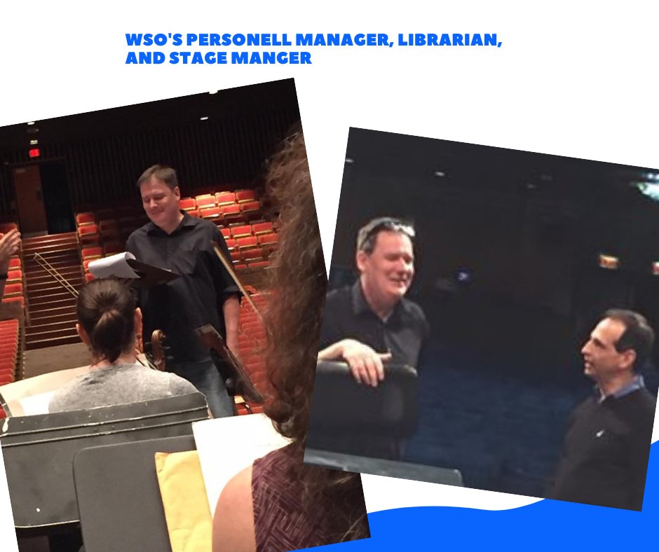 wsomusic1's tweet photo. Meet Tim C. Breon: Tim has been with the WSO for a very, very long time! For those who know him, please leave a comment to let him know how special he is. For those who do not, he is a man of many talents and hats. Check out a few: https://t.co/mMrnGFDetv