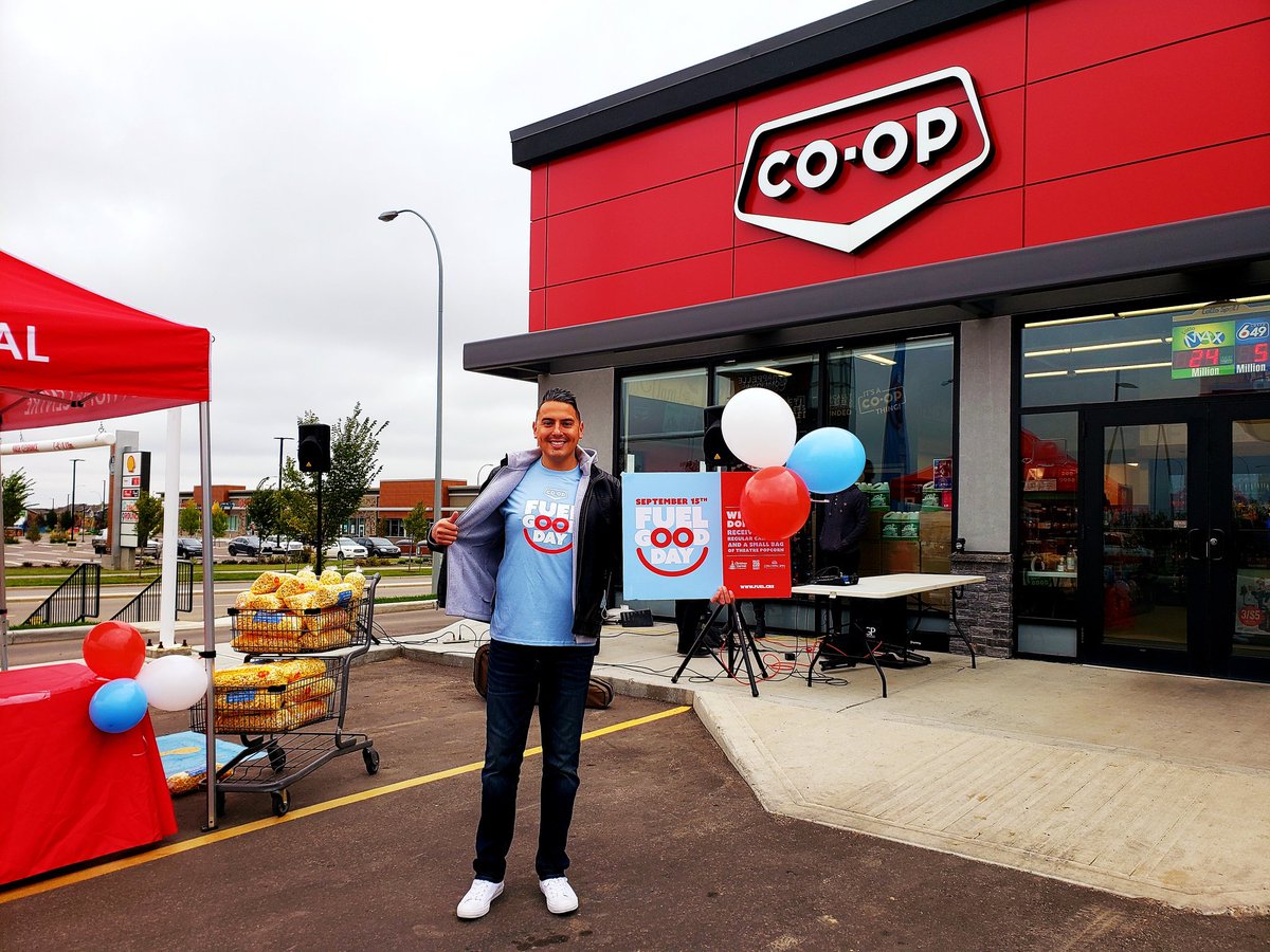 🎊 It's Fuel Good Day! 🎉 Come fuel up at any @CoopCRS gas bar (#yeg/area) today, and you'll be supporting the @CanManDanFNDN! Amazing! ⛽ = 💰for ❤ Help us do some good by fueling up at Co-op! #CantStopTheGood #FuelGoodDay #Edmonton #fuel #awesome