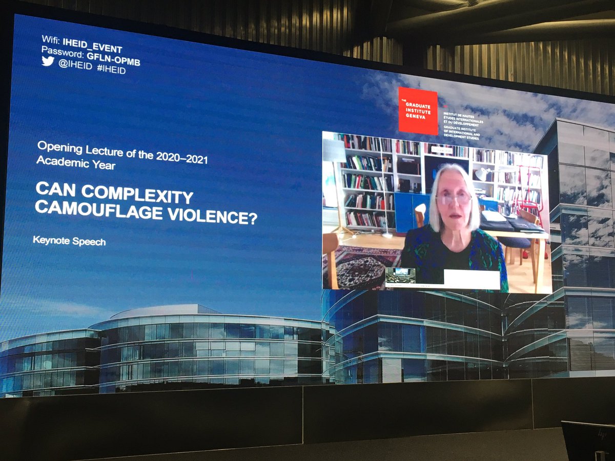 GVAGrad's tweet photo. “Complexity functions as a secret we need to disrupt, to take over” - @SaskiaSassen #OpeningLecture https://t.co/jQZa93j2Fy