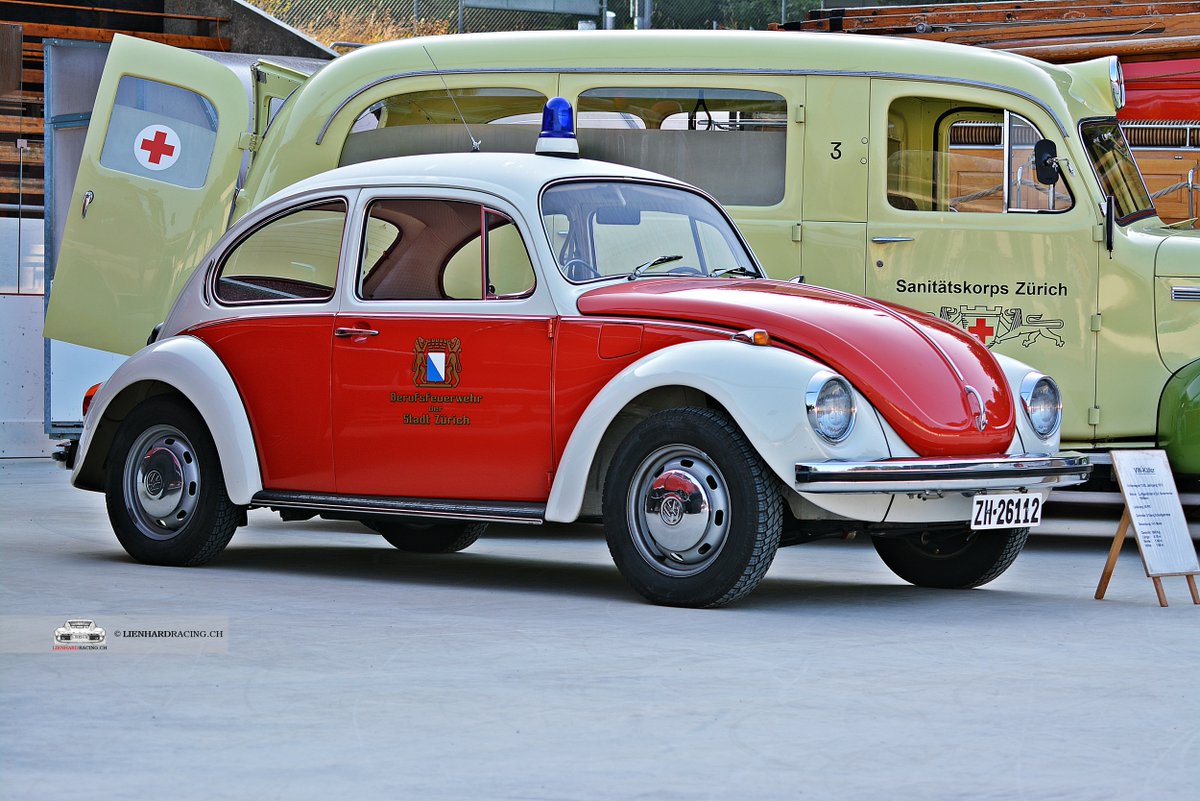 LienhardRacing's tweet photo. #Feuerwehrauto 🚒 Sonderschau, Dolder Classics Zürich September 2020 #DolderClassics https://t.co/yqlAxm0Ww3