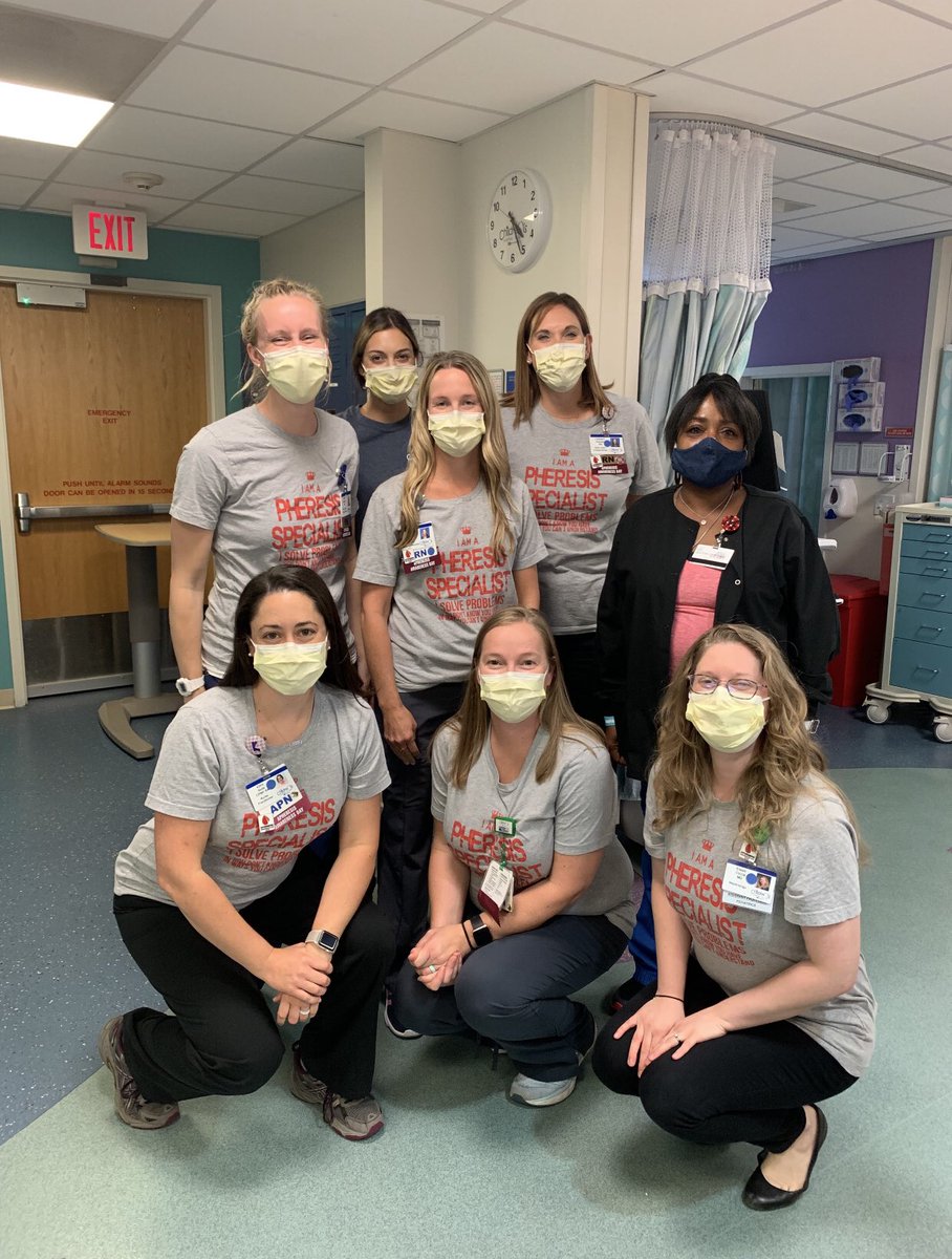 Happy #ApheresisDay2020 from our unit at <a href="/STLChildrens/">STLChildrensHospital</a> to yours! 😁