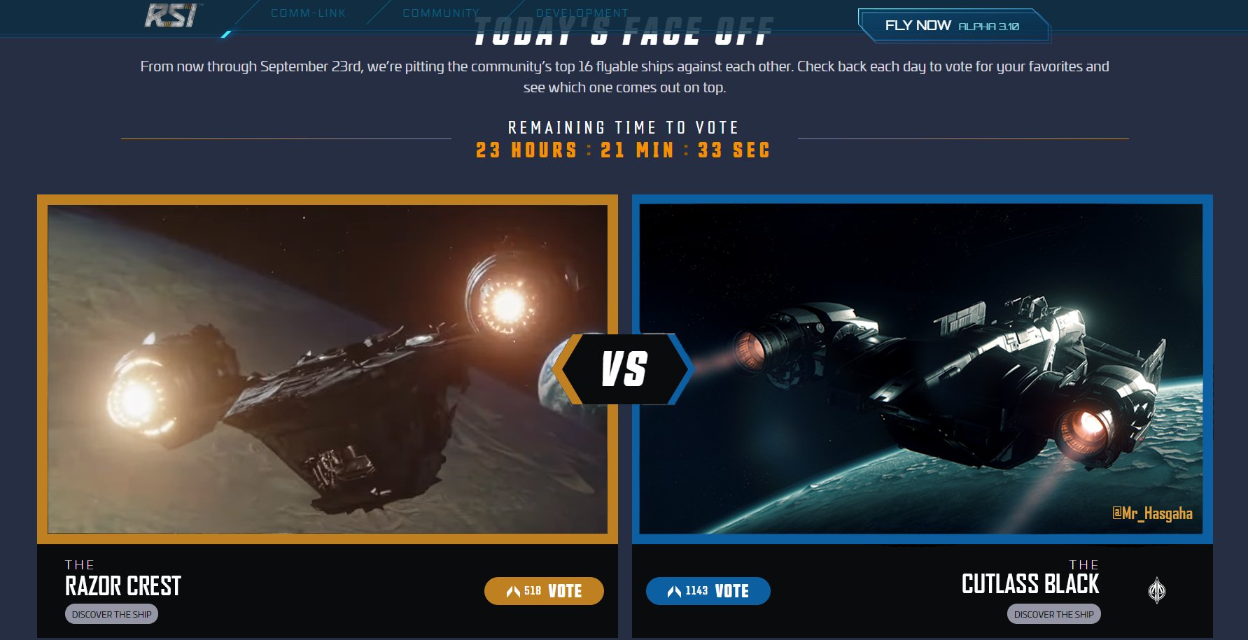 Montoya on X Hmm todays starcitizen ship face off is a tough one. TheMandalorian Razor Crest vs Cutlass Black. https t b3TETAqWck X