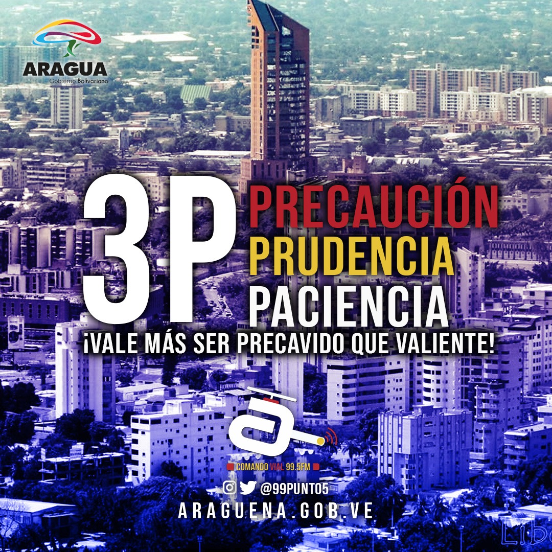 LoteriaDeARAGUA's tweet photo. #NotiAragua🗣️
Aplica las 3 P del #ComandoVial:
🚥 Precaución
🚥 Prudencia
🚥 Paciencia
Al conducir y transitar por las vías de nuestro estado #Aragua podrás reporta las incidencias al 0416-6426771.
@99Punto5
@MarcoTorresPSUV
#LaVerdadDeVenezuela https://t.co/L9pBI5v10h