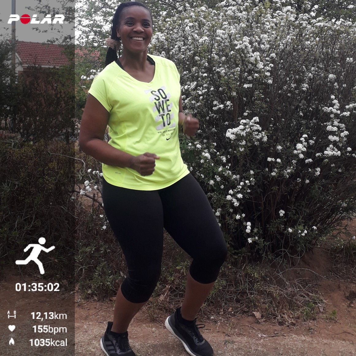 Afternoon run done..

#teamdhlaminisisters 
#teamfitness 
#runforlife 
#runningwoman 
#fitlife 
#flab2fit 
#fortheloveofrunning 
#RWFL_Middelburg
#RunningWithLulubel 
#RunningWithTumiSole
#FetchYourBody2020 
#Finishing2020Healthy
#PolarM430