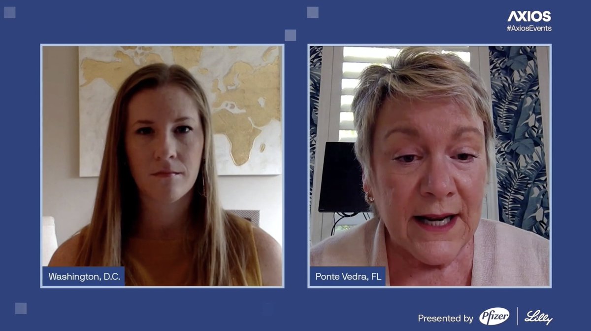 <a href="/mikeallen/">Mike Allen</a> <a href="/caitlinnowens/">Caitlin Owens</a> <a href="/michaelcburgess/">Michael Burgess, MD</a> <a href="/ArthritisFdn/">Arthritis Foundation</a> <a href="/NIHPainResearch/">NIH Pain Research</a> .<a href="/ArthritisFdn/">Arthritis Foundation</a> CEO Ann Palmer: "Pain, in and of itself, is a problem. But it's very much a gateway to other issues that cause difficulties for people to participate in life. And it leads to anxiety and depression as well."