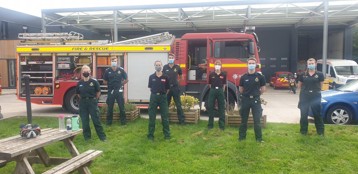 jemarkerson's tweet photo. Brilliant opportunity attending the @AvonFireRescue Bariatric Training Day with some of our @UWEPara students! Lots of joint working knowledge gained to take forwards 🚒🚑 @ #teamwork #CPD #extracurricular https://t.co/u6d1jObiSx
