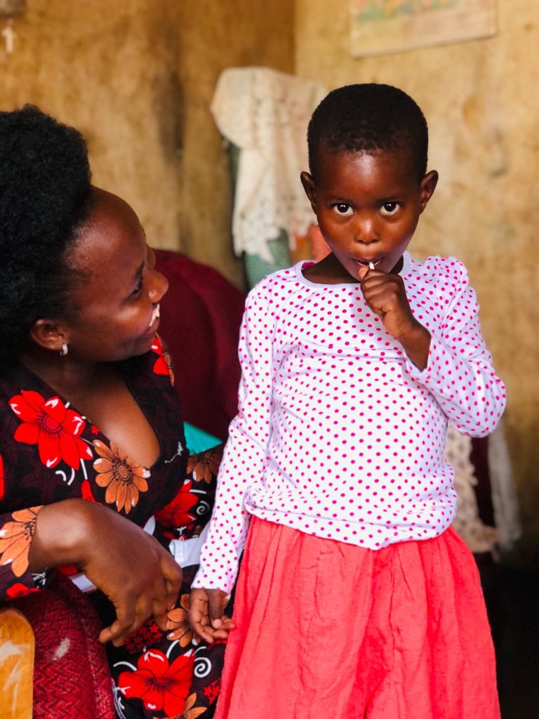 HopeCtrUganda's tweet photo. So happy we got to visit this sweet girl today! She’s doing well and was happy to see us (though maybe equally as excited to see the 🍭 we brought her!!) #visit #happy #candy #onechildatatime #successstory #success #visitation #uganda #ugandanchildren #bethesolution #bethechange https://t.co/mRHKxwGa9E