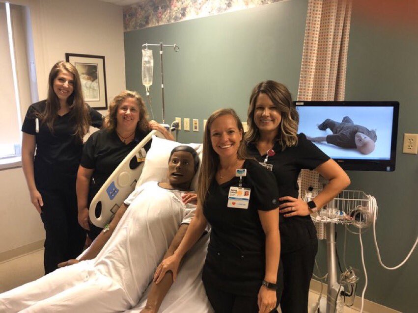 LakelandSIMLab's tweet photo. In honor of #HcSimWeek20 we want to highlight our innovative and hard working #simulation #team at @SHLakeland #simulationinhealthcare #simulationmatters #medicalsimulation https://t.co/JmWTTMoAnZ