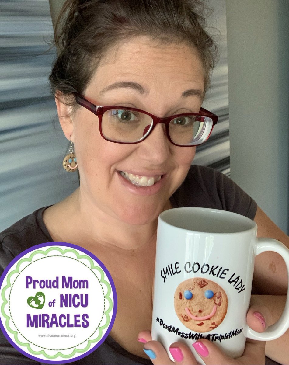 kendrabetes's tweet photo. Day Two #SmileCookie Week Game Face
#proudNICUmomma #i๐mypreemies #32weekers #YYCNICU https://t.co/YtNUk4QtkF