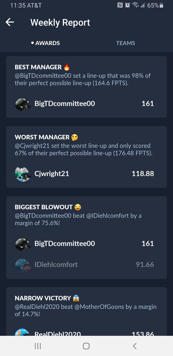 kent_doty's tweet photo. Big win for my big TDs https://t.co/DbCpBNcXeP