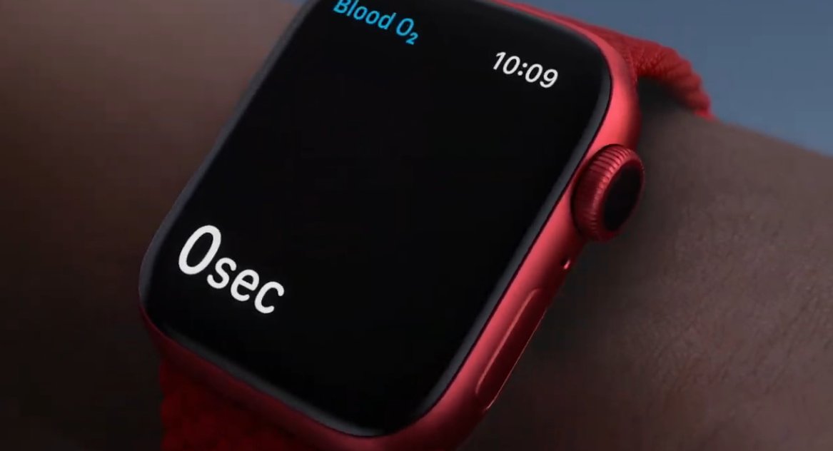 smarttouch_srb's tweet image. #AppleEvent  Predstavljen #iWatch #series6  #bloodoxygen je prva nova funkcija. Takodje predstavljen i #Red model