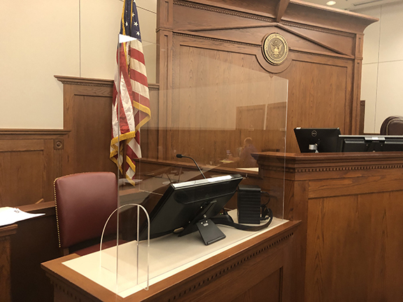 VisualOptions's tweet photo. The staff at the Federal Courthouse located inside of the historic Union Station in Tacoma, reached out to us to produce custom Covid-19 barriers. We were proud to say that the client was delighted with the results https://t.co/vBOJaxfpkz