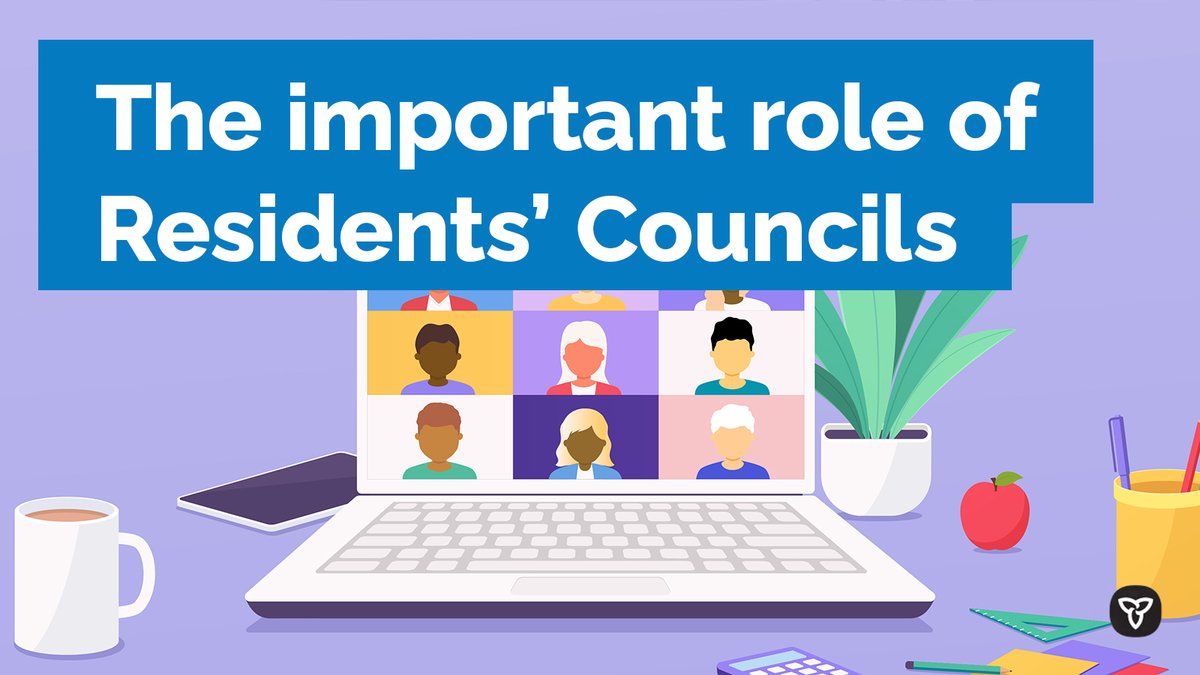 ONlongtermcare's tweet photo. As #ResidentsCouncilWeek continues, let’s highlight the important role of Residents’ Councils. They represent the collective voice of the residents, providing support for residents and advising the #LongTermCare home on ways to improve care. More here: https://t.co/sxbYhNID6d https://t.co/crZ3NGMbgq