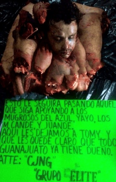 ElPerro11218540's tweet photo. En el municipio de Celaya, Guanajuato, en hechos distintos, fueron localizados los cuerpos de 4 personas descuartizadas.

#GrupoÉlite del #CJNG se adjudica los hechos. https://t.co/JqwthvRNhS