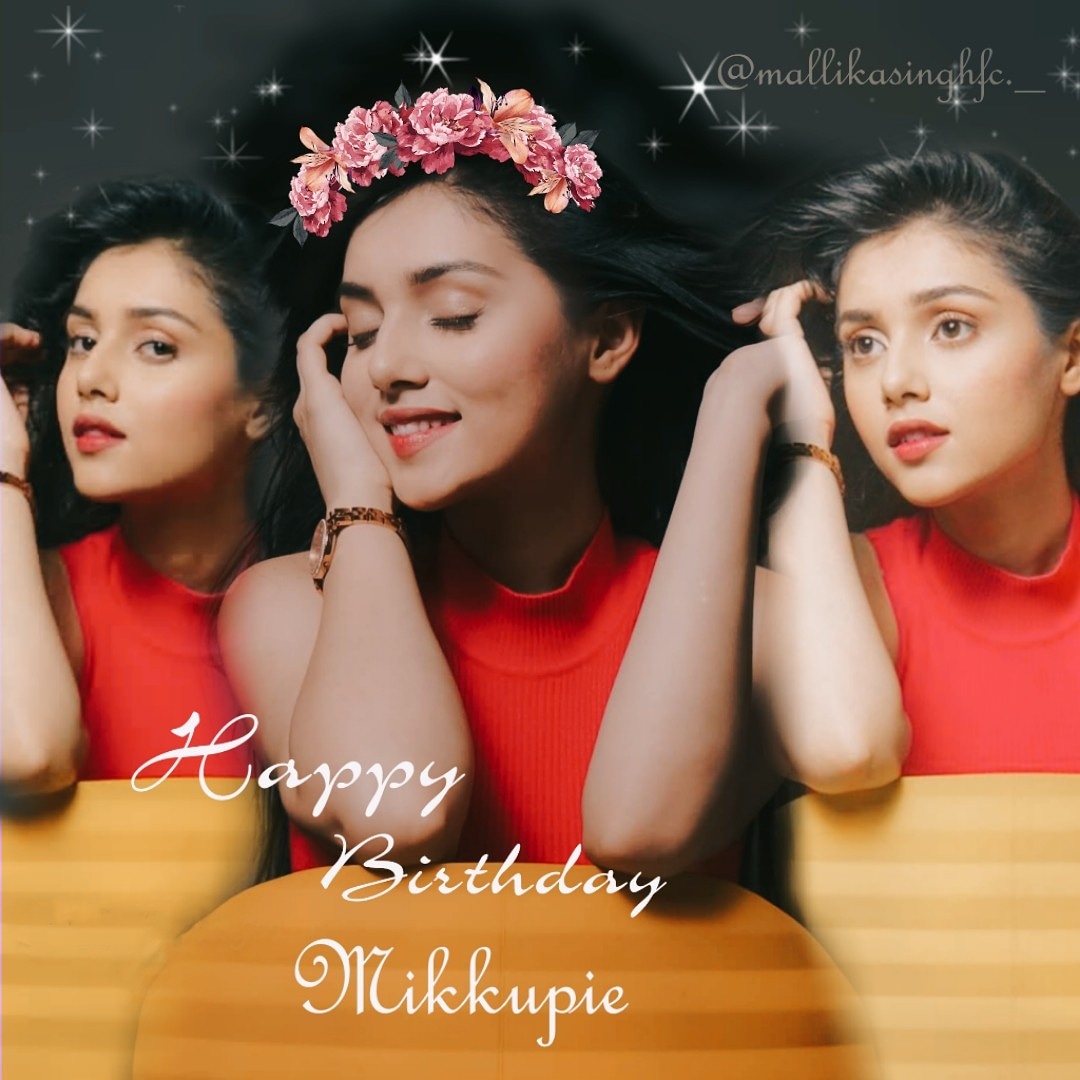 mallikasinghfc's tweet photo. Happy birthday mikkupie @iammallikasingh I wishe all your wishes come true
.
#mallikasingh #mikku  #mallika #mallikasinghofficial   #mallikans  #mikku  #mallikasinghfans #mallikaturns20 https://t.co/DbLaq5u8U8