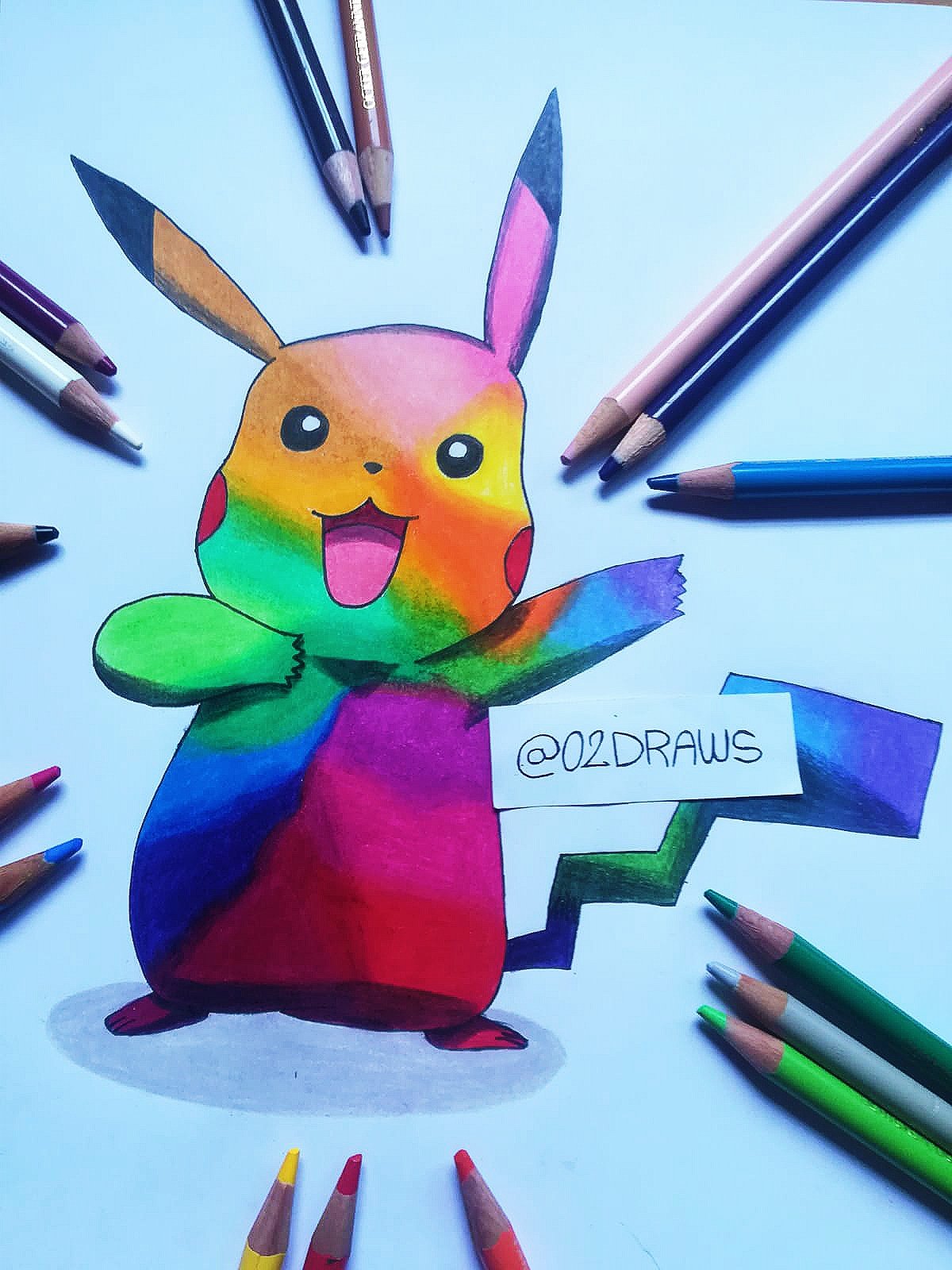Dibujo De Pikachu A Lapiz