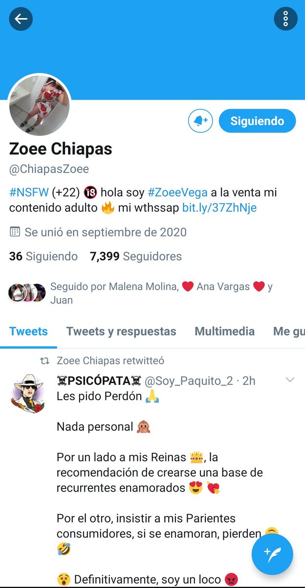 EmmaMir2's tweet photo. @Queen__Molina @ChiapasZoee ¡Siguiendo! https://t.co/D1djuroq3z