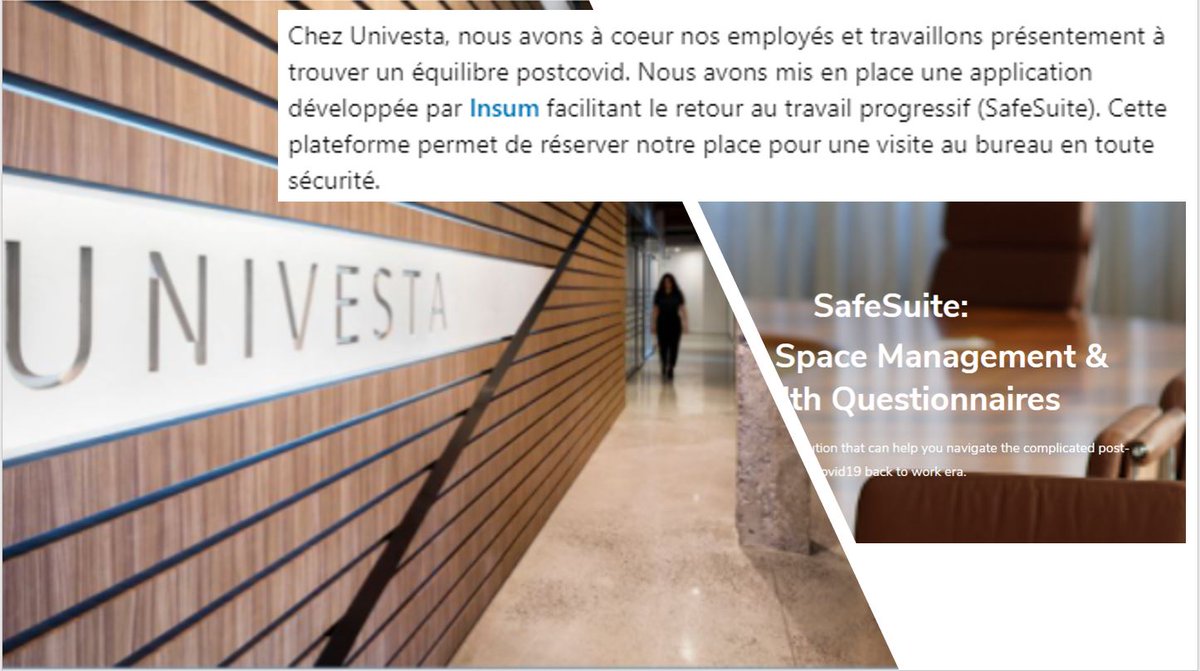 TalanOracleTech's tweet photo. Really cool when our clients talk about us on social media 😎 . Planning to go back to your offices soon? Reserve your place and time for a safe visit with #SafeSuite! Learn more here https://t.co/FJSEpp7K9a
#covid19 #oracle #orclapex https://t.co/iThw1NJ6pY