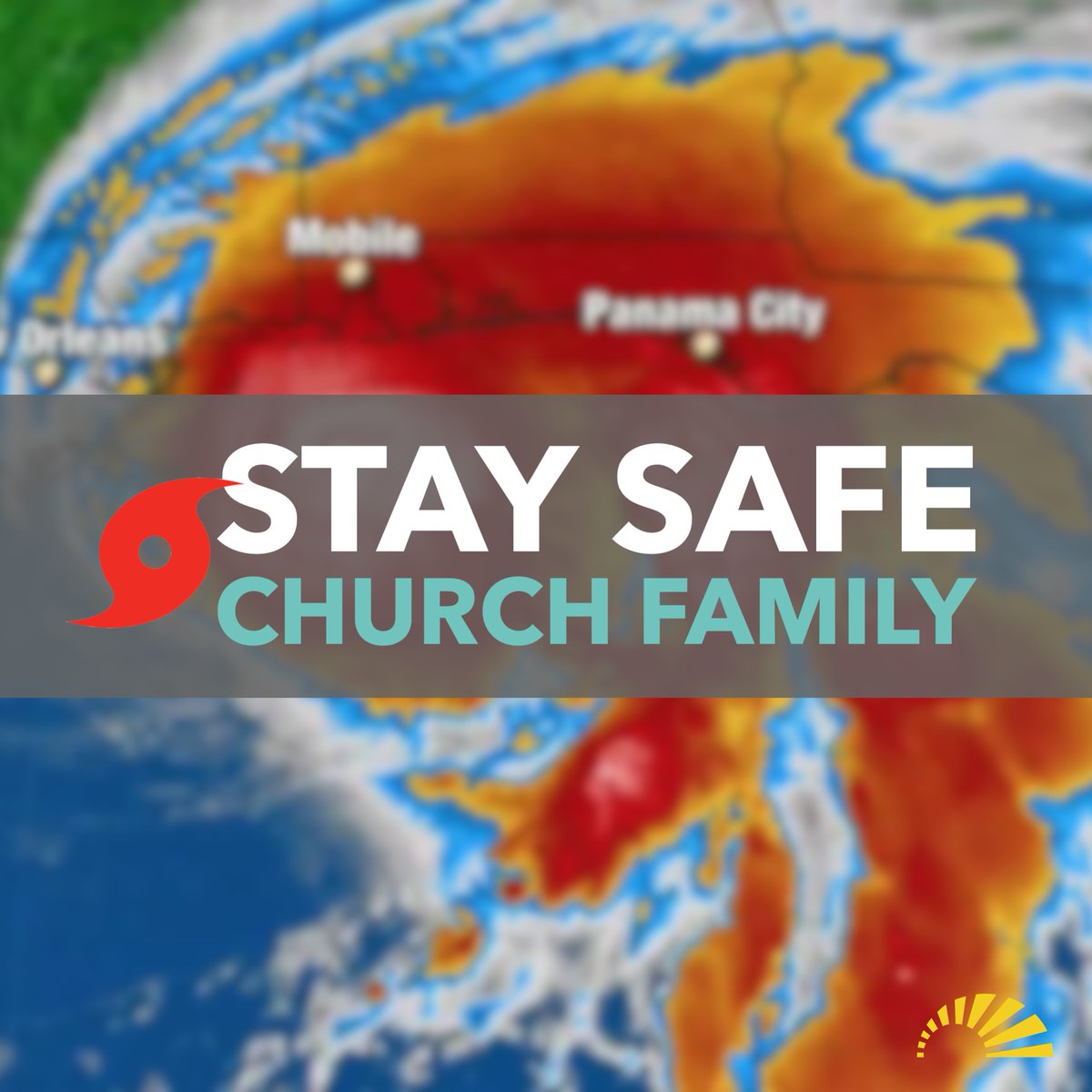 ⛈ Stay safe church family! ☔️
We're praying for our city and neighboring cities.