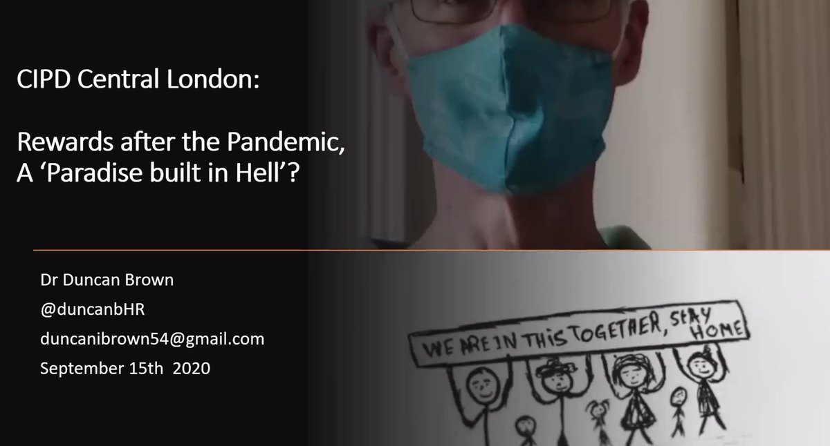 Duncan Brown: Rewards after the Pandemic, A 'Paradise built in Hell'?

#Reward #CIPD #CIPDCentralLondonBranch