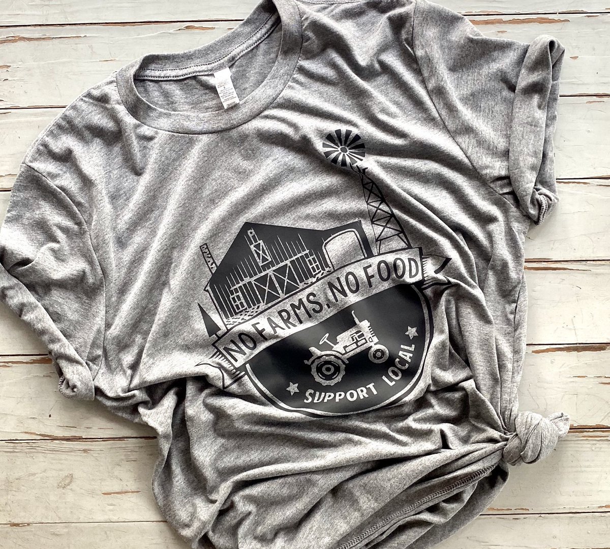 ItsAdornaments's tweet photo. Excited to share this item from my #etsy shop: No farms no food shirt, support local shirt #earthfriendly #ecofriendly #shoplocal #supportlocalfarms #supportlocal https://t.co/y5cCkef7tz https://t.co/GTE5w4blMT