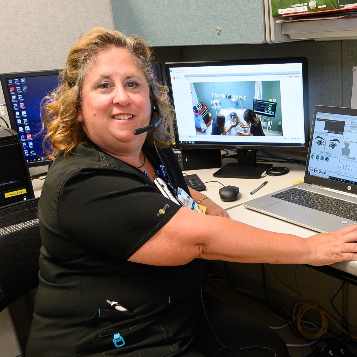 LakelandSIMLab's tweet photo. Darcy Fox, CHSE, BSN, is our #RN Clinical #educator She is responsible for coordination and delivery of the center’s educational activities and is a key instructor for @SHLakeland #nursing orientation https://t.co/ZPBUTfBoNE