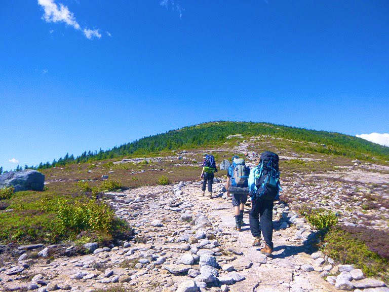 “Happiness is like the mountain summit.  It is sometimes hidden by the clouds, but we know it is there.” - Helen Keller.  #summitachievement, #wildernesstherapy, #obhcouncil, #maineoutdoorbrands,