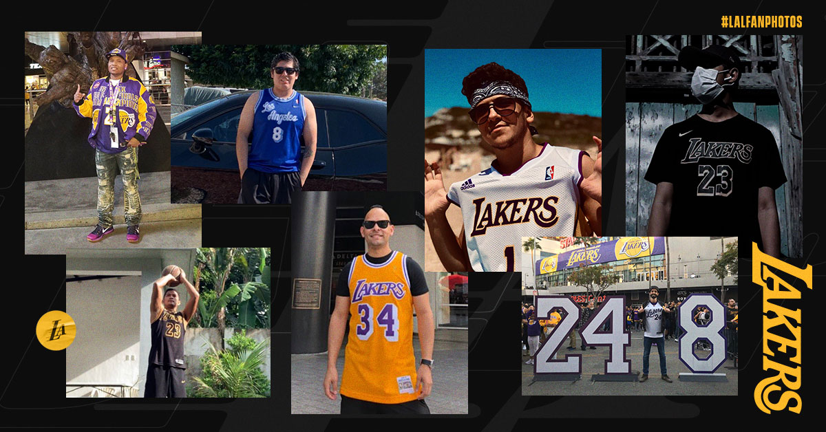 Lakers's tweet photo. Congratulations to our #LALFanPhotos winners 📸🎉 https://t.co/F6UkrUv138