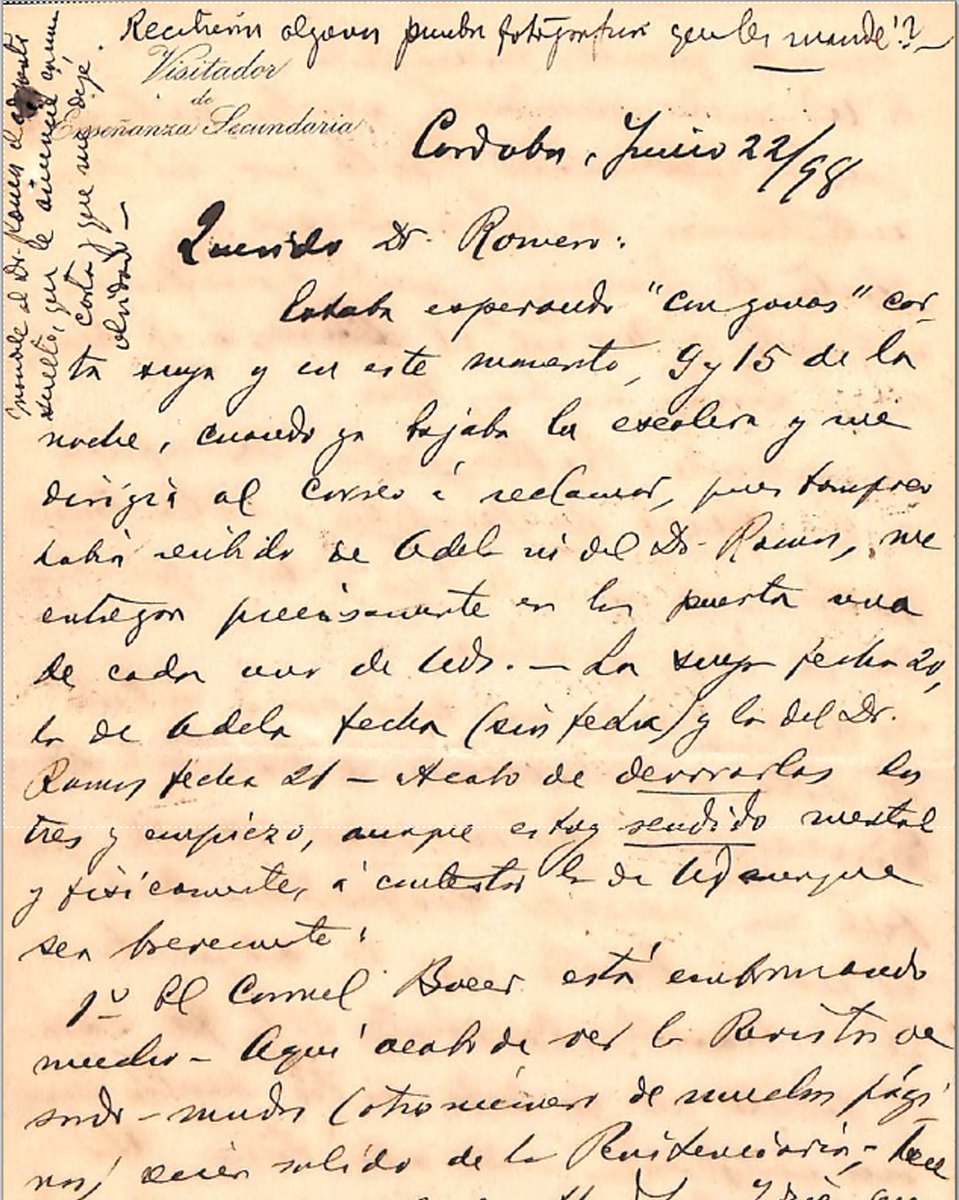CDHenmovimiento's tweet photo. Con gran alegría presentamos el documento "Correspondencia Pablo Pizzurno - Enrique Romero Brest 1895 -1911". 
Esta Primera Parte incluye un centenar de cartas,esquelas,telegramas y postales conservadas y digitalizadas en el CDH. https://t.co/Ps4LH2H6Pl