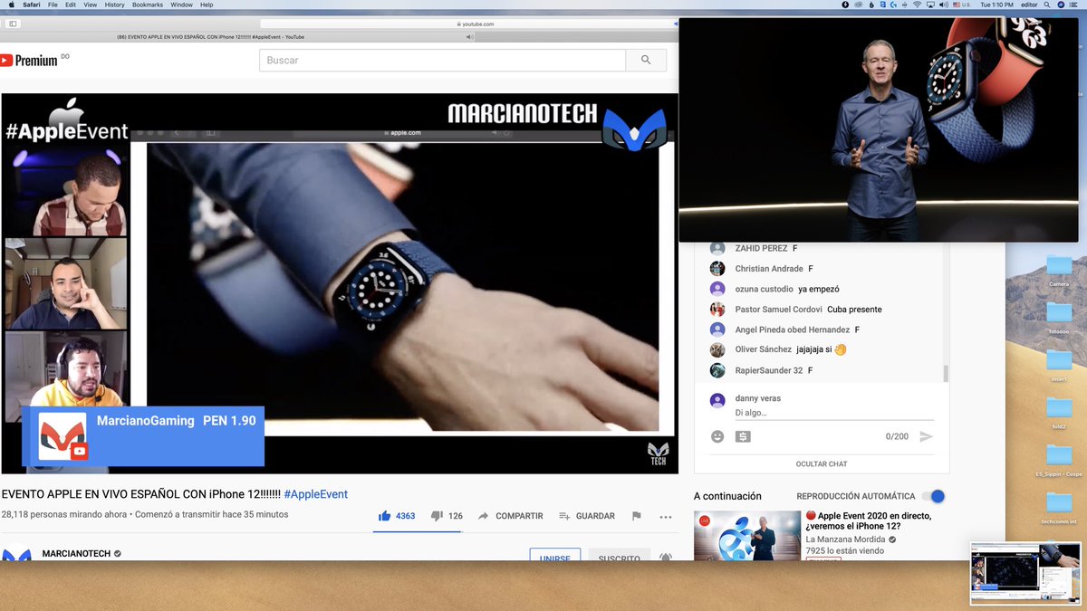 MARCIANOPHONE's tweet photo. Apple Watch s6 por $365 dólares!!!
.
.
.

 #apple #appleevent #appleevent2020 #iphone12 #applewatchs6 #airpodsstudio #AppleEvent #marcianotech #apple2020 https://t.co/kuhHxcc2ep