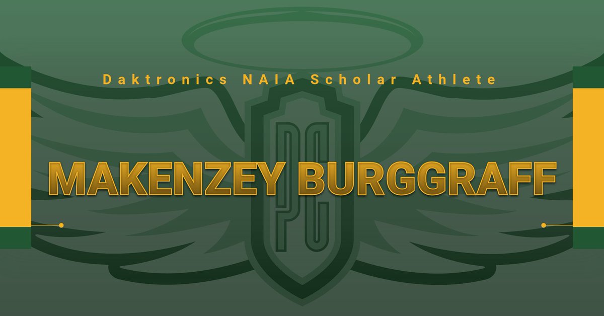 Congratulations to Makenzey Burggraff of @PCVolleyball on being named an NAIA Daktronics Scholar-Athlete!

#WingsUp