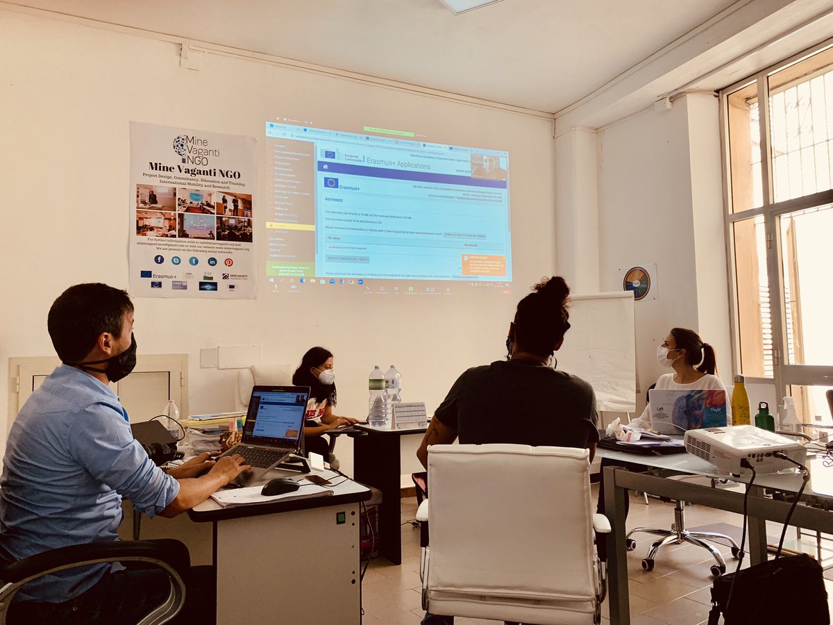 MineVagantiNGO's tweet photo. #MineVagantiNGO #MVNGO is working hard on the implementation of more than 120 #Active #Projects all sectors of #ErasmusPlus and #H2020 #Justice

Our team is also planning the next deadlines with #EuropeanProjectDesigners in #Youth and #Digital calls.

#StayTuned #HardWorkPaysOff https://t.co/JE72RSdRYO