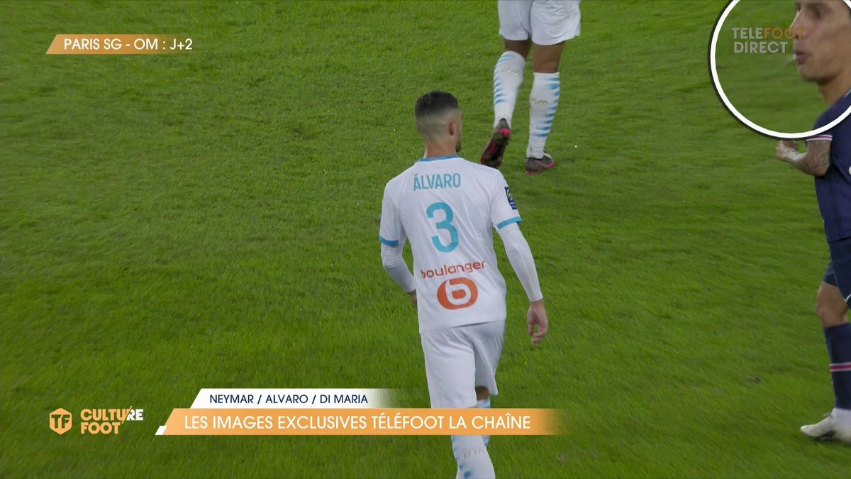 👉🏼Nouvelles images de #PSGOM diffusées par @telefoot_chaine. Di Maria a bien craché sur Alvaro dimanche soir. #TeamOM