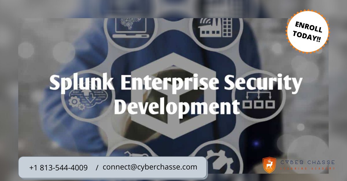 ACyberchasse's tweet image. In demand skills most requested by top employers. ENROLL TODAY!!
#Splunk #OnlineCourse #TechnologyCourse #Career #CyberChasseAcademy