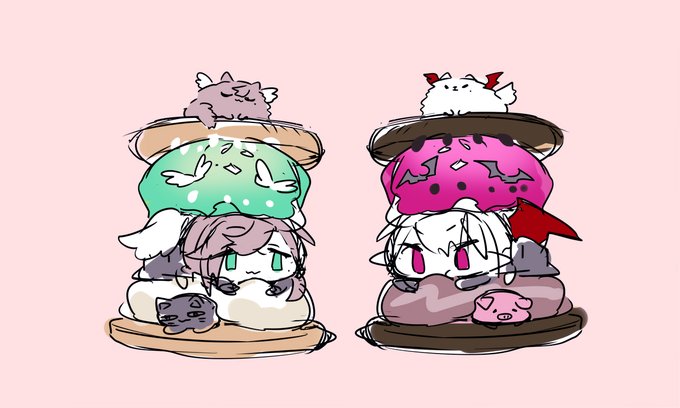 こういうグッズつくりて～のラフ 