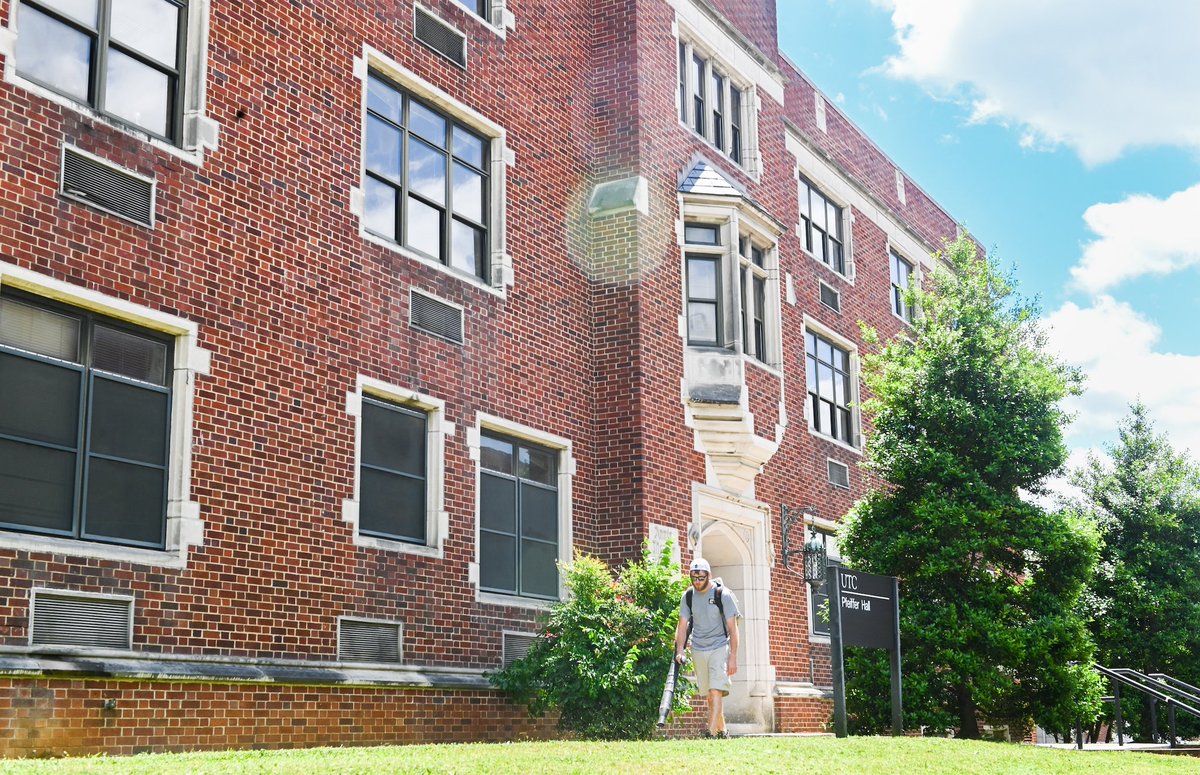 134 years of taking care of campus, seeing beautiful architecture across campus.
Many of examples of 'Collegiate Gothic' style use vertical element entry ways, from the 1950’s, comprised of brick cladding, precast stone features, and punched window openings.
#utcfoundersday 💙💛