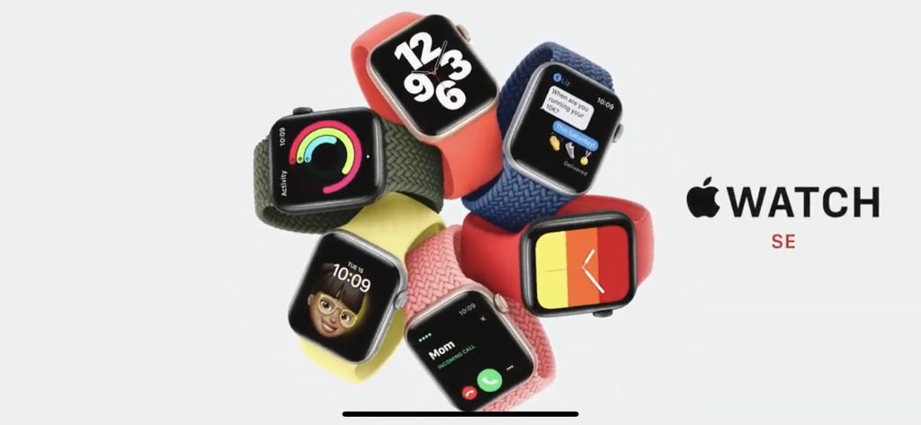 Electronynet's tweet image. الإعلان عن ساعة #WatchSE النسخة الاقتصادية من ساعات آبل واسرع مرتين من  #applewatchseries3  وبسعر 279 $