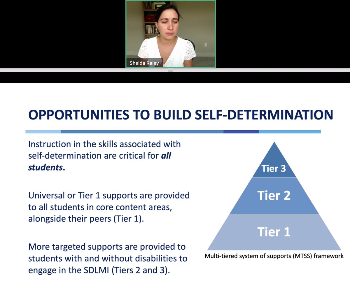 georgiamtss's tweet photo. Dr. Sheida Raley, Kansas University Center on Developmental Disabilities &amp; Assistant Professor in the Department of Special Education explains opportunities to build Self-Determination within a Multi-Tiered System of Supports. #gatransition #bestpracticesforum #gamtss https://t.co/Epl8i56ol6