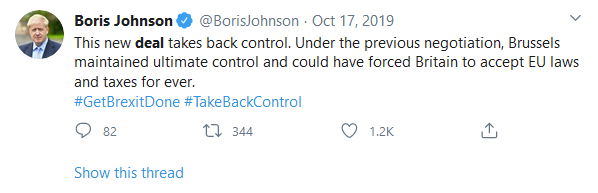 The roar of the crowd is building as we come into the final stretch.Notice the reminder of how this deal, unlike Theresa May's, is a decent one?