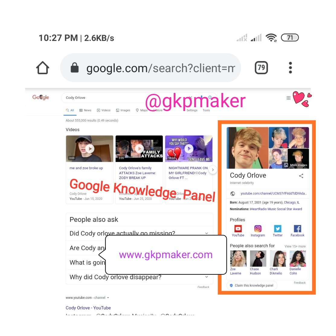 GkpMaker's tweet photo. If you need #google_knowledge_panel for you. You can work with our agency.
#company https://t.co/SOTK2vD6ob