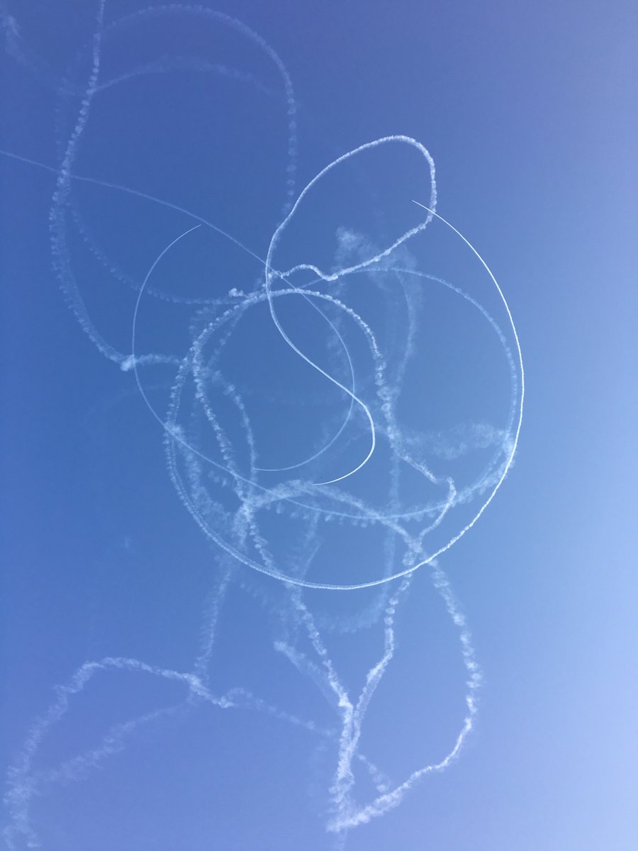 Emlou80's tweet photo. Thank you @GlobalStarsTeam for what you did earlier. It looked great from Garlic row in Cambridge although the cloud obscured "remember" for us. #BattleOfBritain80 #RememberTheFew https://t.co/8KBfyoodro
