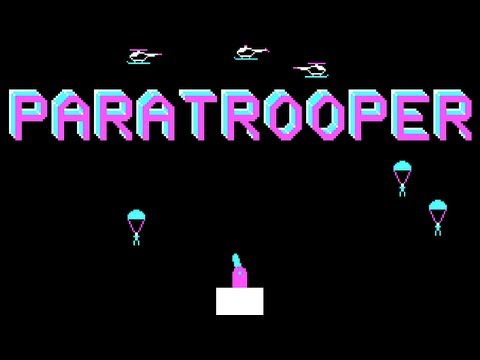 anyway one of the main games you'd need on the mini-PC, and who knows how chronologically accurate it'd be, would be PARATROOPER.