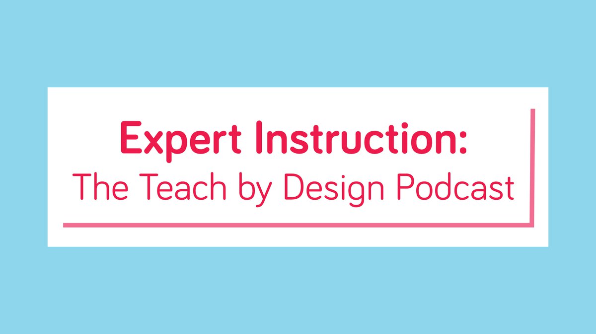 PBISApps's tweet photo. The 2nd ep. of "Expert Instruction: The Teach by Design Podcast" is here! In it, Dr. Erin Chaparro shares her experience watching teams navigate Spring 2020 as they moved their in-person meetings online &amp; how they prepared for the 2020-21 school year. https://t.co/4TAiXBBmKg https://t.co/YTLBQoDev7
