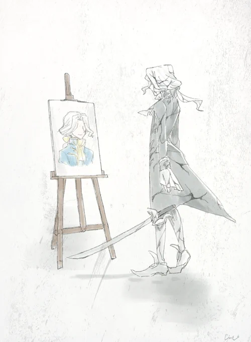 "画家が見せたもの"と"それぞれの後悔"

画家くんの能力見て衝動的に描きました(n番煎じ)
深読み大好き
#第五人格イラスト 