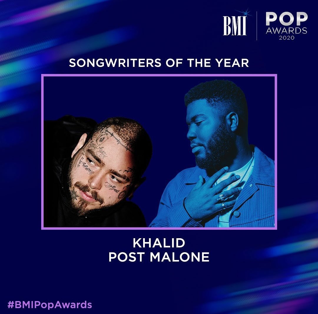 .<a href="/PostMalone/">Post Malone</a> was named “Songwriter of the Year” in both BMI Pop and BMI R&amp;B/Hip-Hop Awards this year.