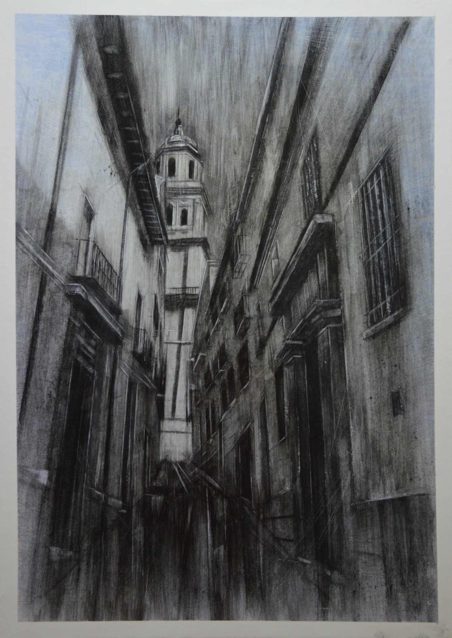 Charcoal Drawings Of Buildings