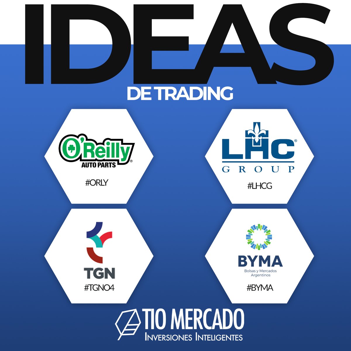 TioMercado's tweet photo. 🔔 Actualizamos Ideas de Trading 🔔

▸ Análisis de 2 acciones Argentina 🇦🇷 #TGNO4 #BYMA
▸ Análisis de 2 acciones EE.UU. 🇺🇸 #ORLY #LHCG

https://t.co/lYGmVhcish

#TioMercado 🍀⁣ #InversionesInteligentes 📈⁣
@SalvaDiStefano @pattie_jabbaz @es_tradingview https://t.co/7Edc4btmjR